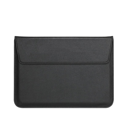 13" PU Leather Laptop Sleeve Foldable Stand With Magnetic Closure