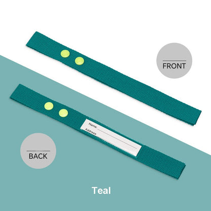 Cotton Luggage Strap Travel ID Tag Bag Claim Tag Airline Bag Tag with Back Info Card