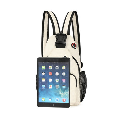 Oxford Sling Bag Chest Bag Shoulder Backpack Crossbody Bag For Men Women And Students