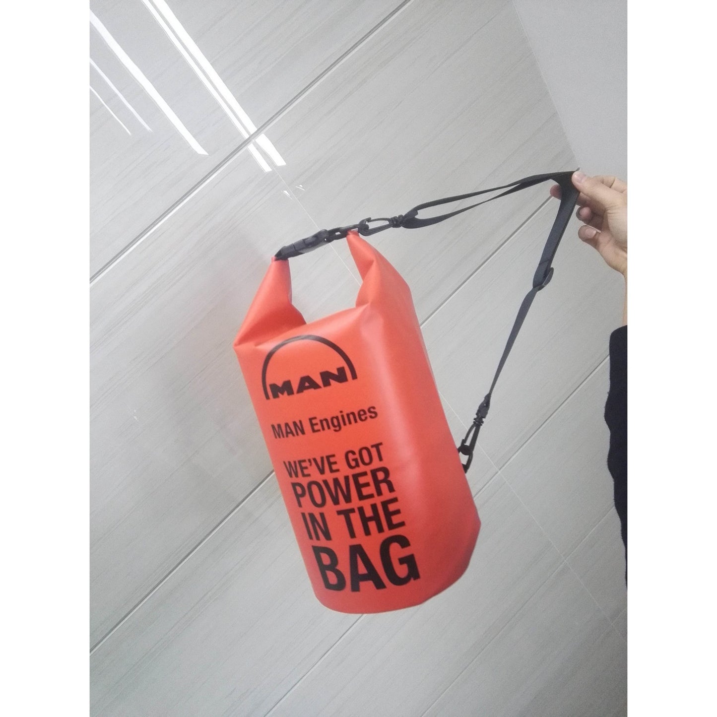 10L Foldable Waterproof Tube Bag/Dry Bag w/Adjustable Strap
