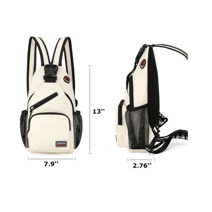 Oxford Sling Bag Chest Bag Shoulder Backpack Crossbody Bag For Men Women And Students
