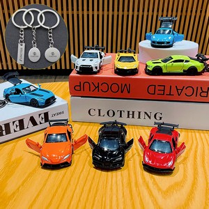 Mini Simulation Sports Car Model Keychain Classic Car Shaped Keychain