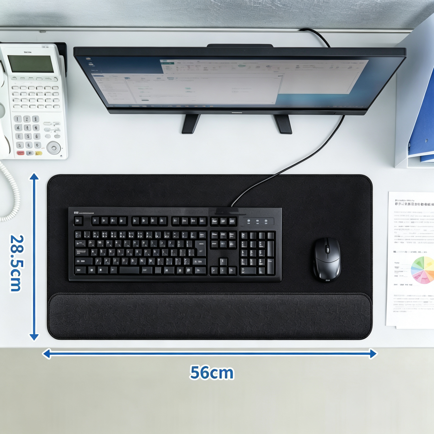 Memory Foam Wrist Rest Mouse Pad