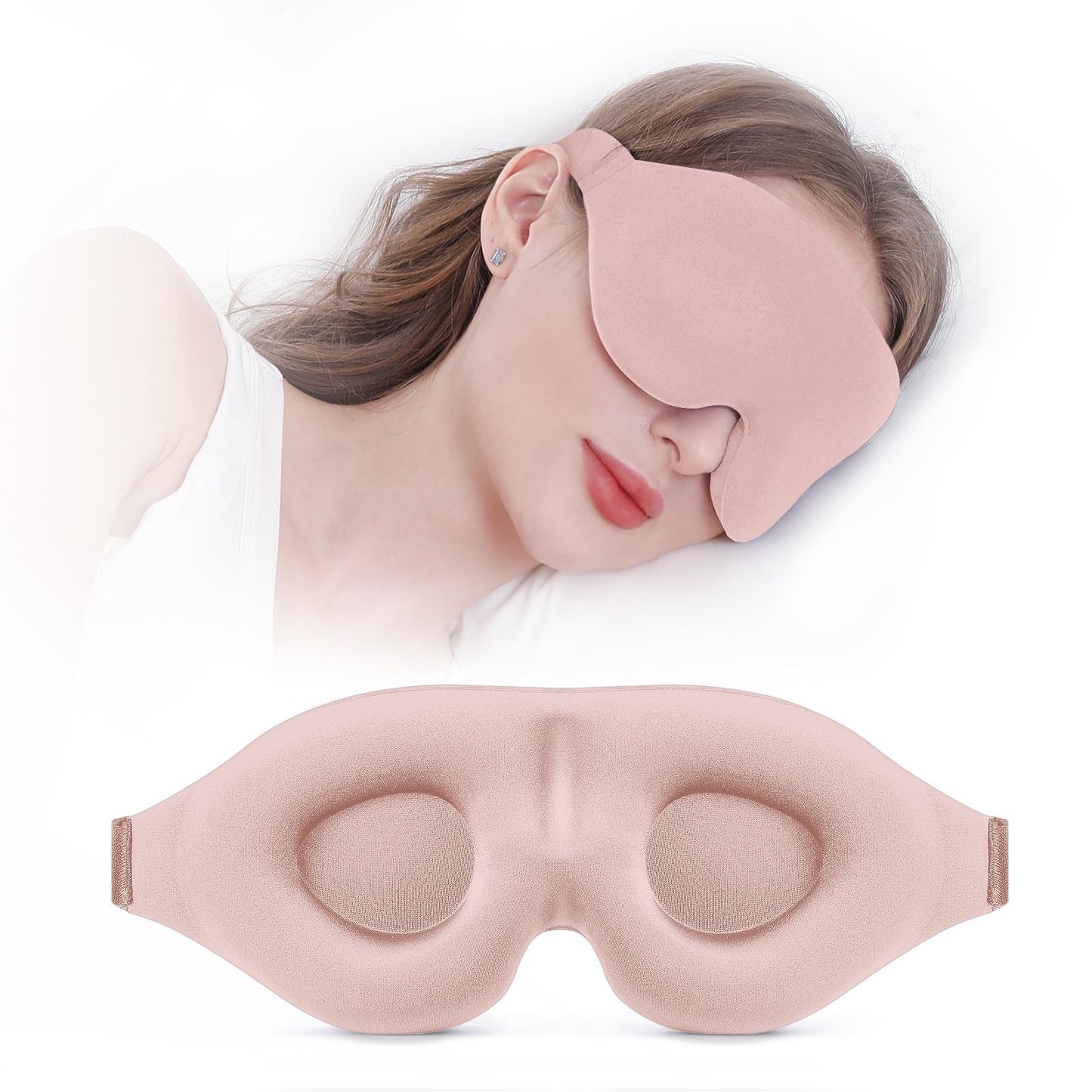 3D Weighted Eye Mask Blocking Lights Sleeping Mask