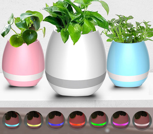 Mini Wireless Waterproof Wireless Speaker w/Flower Pot