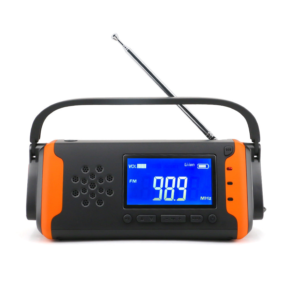 Triangle LED Flashlight & FM Radio Wireless Speaker