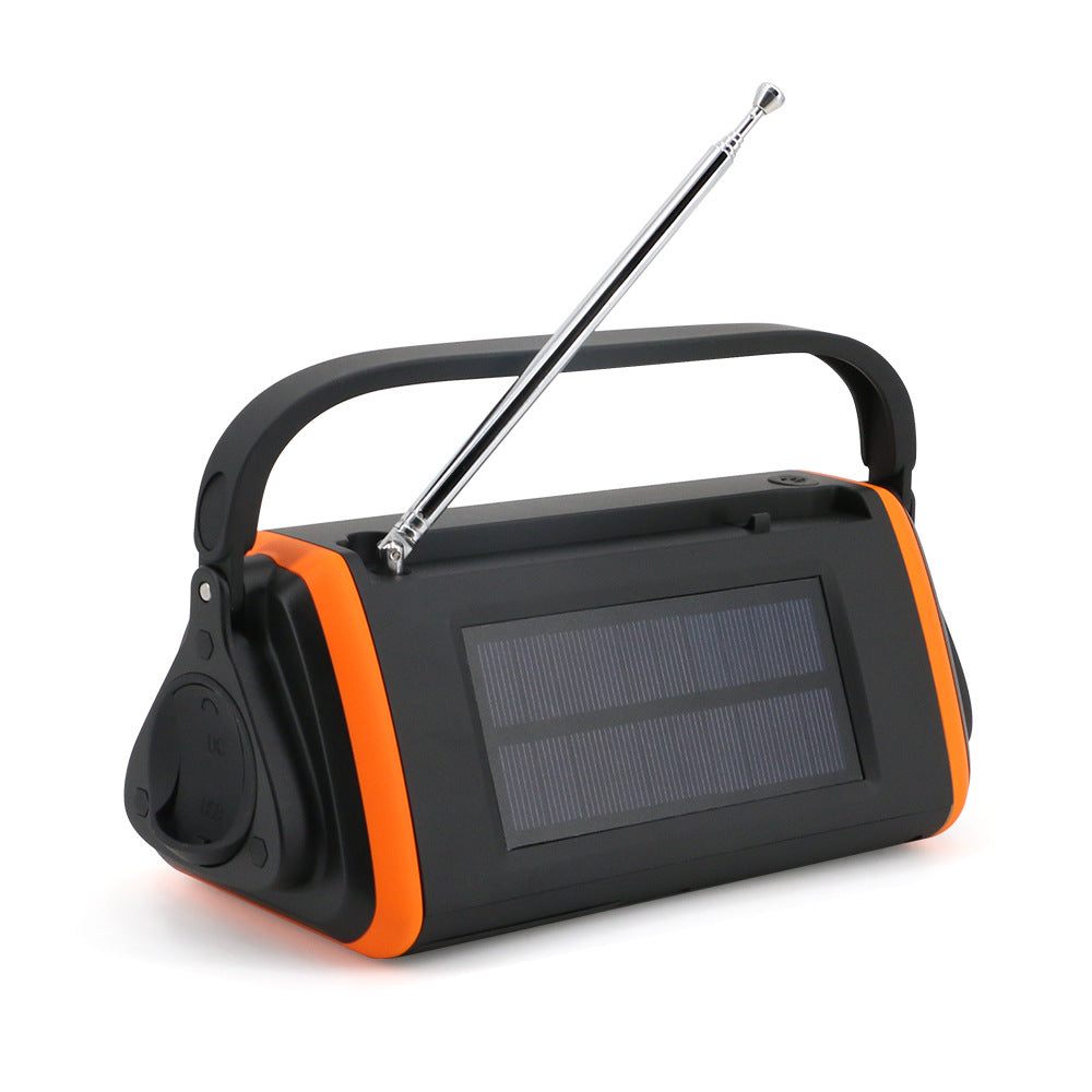 Triangle LED Flashlight & FM Radio Wireless Speaker