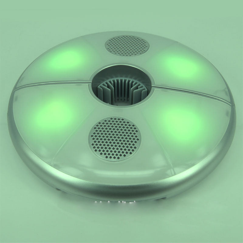 Silver w/Green Light