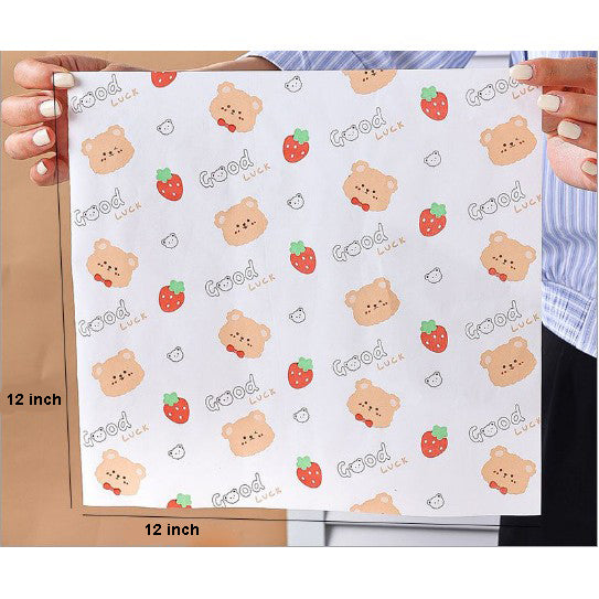 12" x 12" Greaseproof Paper Food Sheets