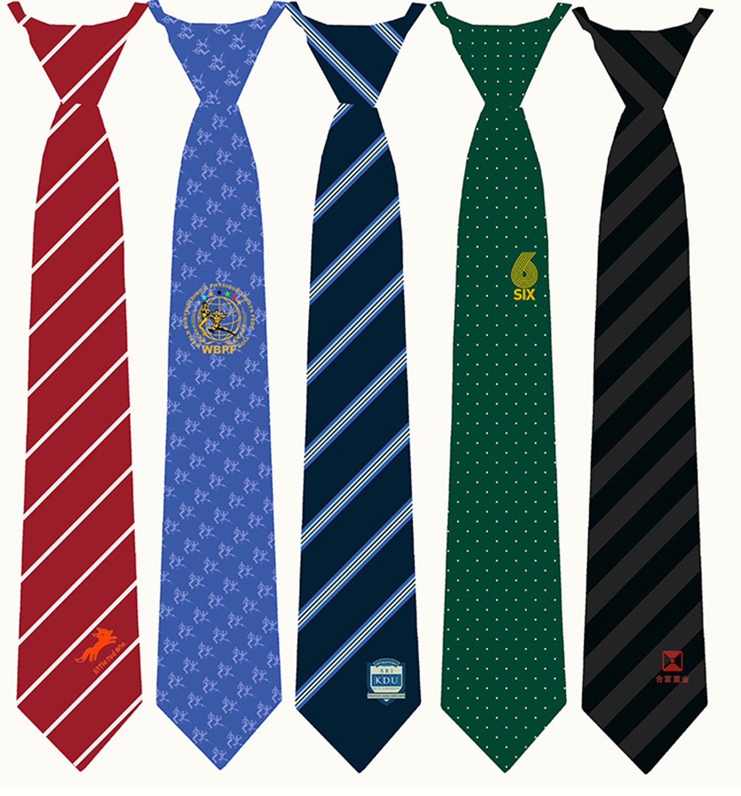 Custom Polyester Silk Men Business Tie