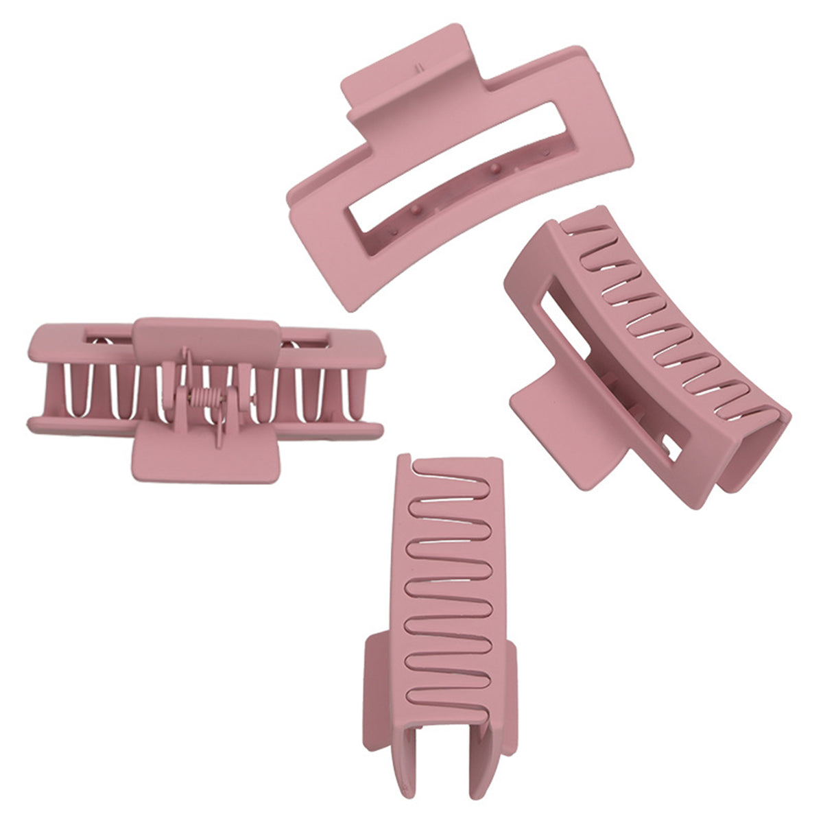 3.35" L Hair Clips Rectangle Clip for Women