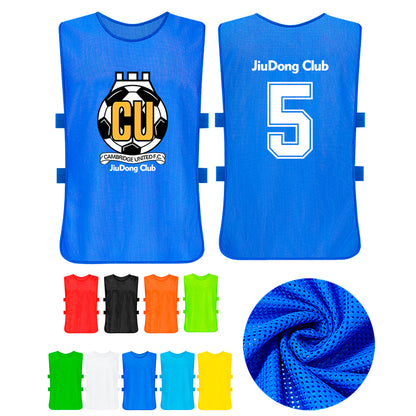 Mesh Team Practice Jersey Sports Vests Pennies for Adult-L