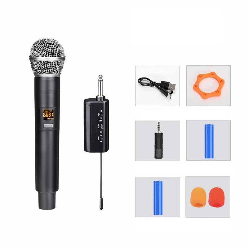 Portable Microphone With Flag