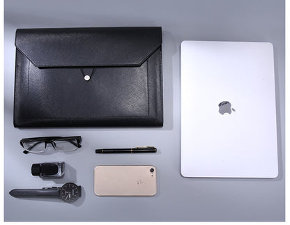A4 PU Leather Envelope Document Holder File Bags