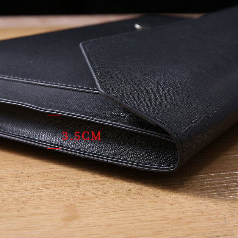 A4 PU Leather Envelope Document Holder File Bags