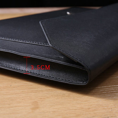 A4 PU Leather Envelope Document Holder File Bags