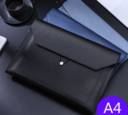 A4 PU Leather Envelope Document Holder File Bags