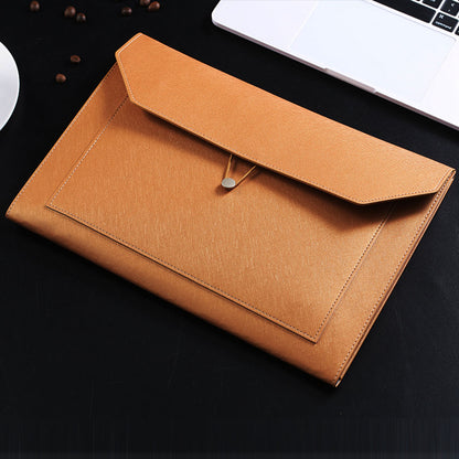 A4 PU Leather Envelope Document Holder File Bags