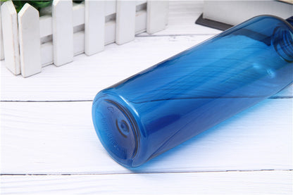18 Oz. Clear Plastic Water Bottles With Carrying Strap