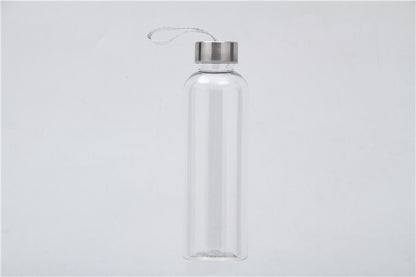 18 Oz. Clear Plastic Water Bottles With Carrying Strap