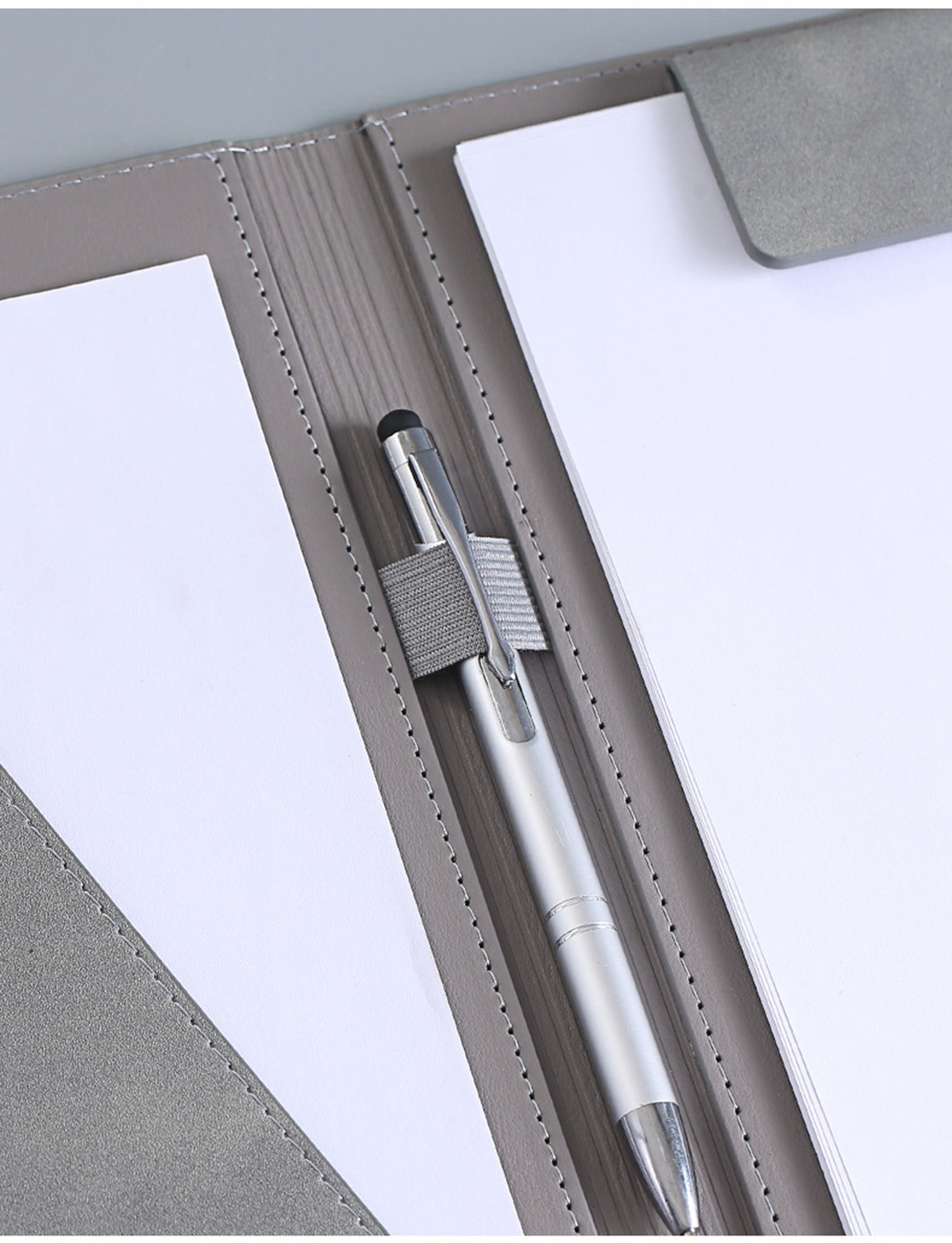 Multi-Functional Magnetic A4 PU Leather Folder