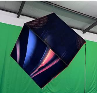 Full Customized Large Light Cube - 360° Full View Magic Cube Led For Commercial Advertising