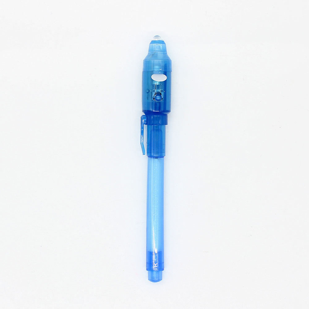 Light Invisible Ink Pen W/ UV Led Light