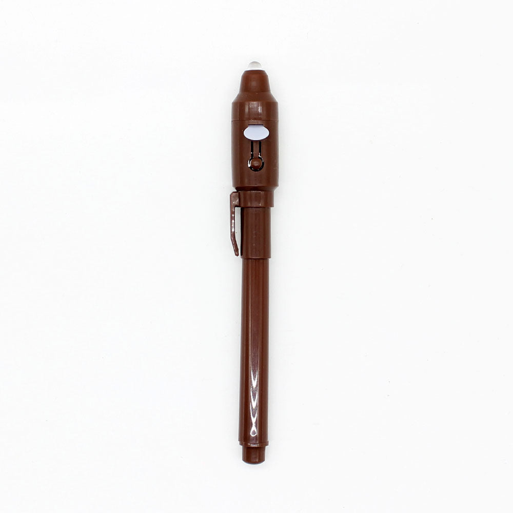 Light Invisible Ink Pen W/ UV Led Light