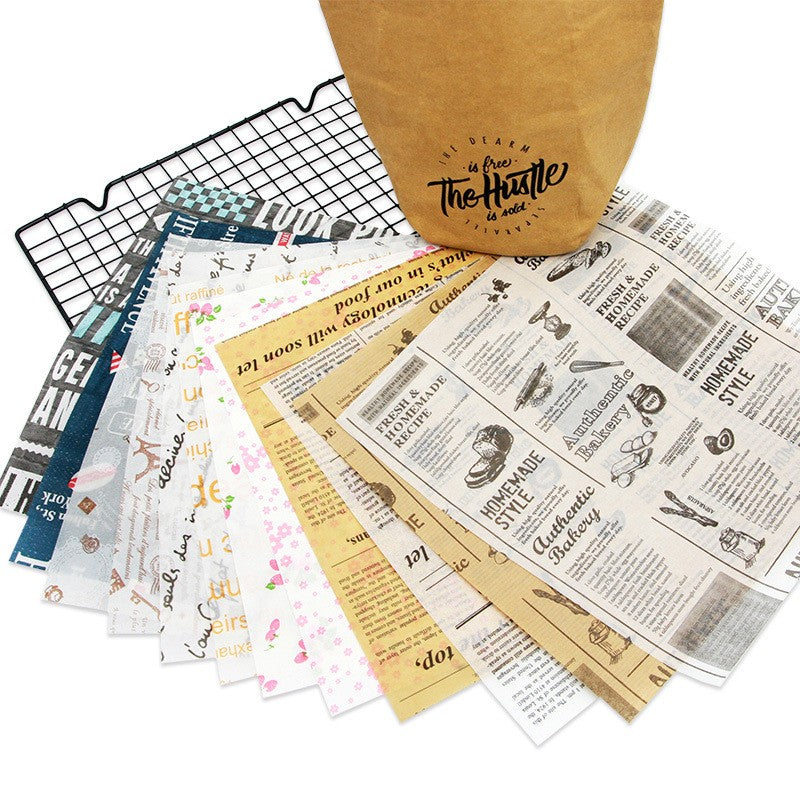 10" x 10" Greaseproof Paper Food Sheets