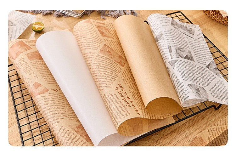 10" x 10" Greaseproof Paper Food Sheets
