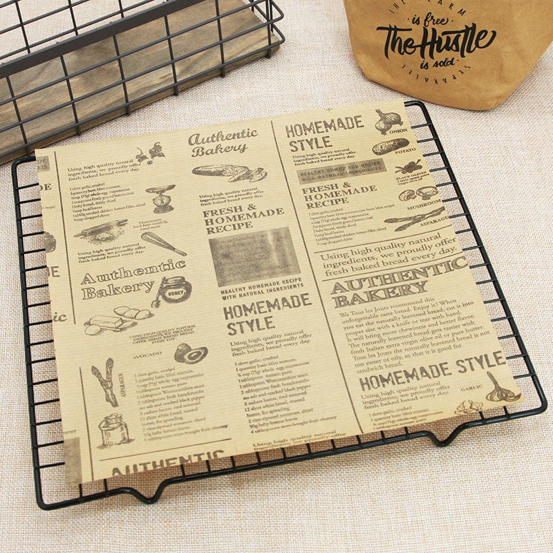 10" x 10" Greaseproof Paper Food Sheets