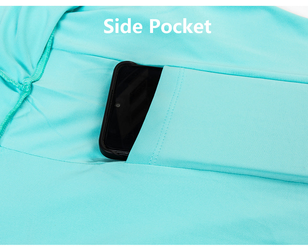 Women's Pleated High Waisted Tennis Golf Skort w/Pockets