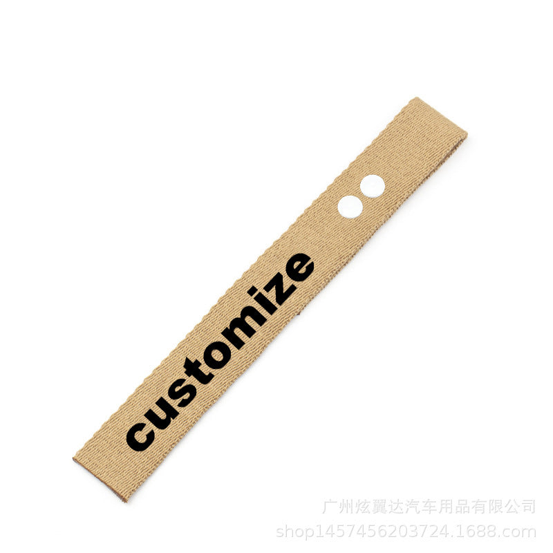Premium Personalized Twill Cotton Luggage Strap Travel ID Tag Bag Claim Tag Airline Bag Tag