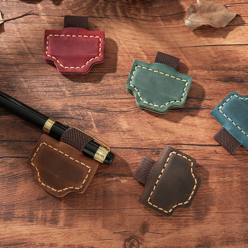 Leather Magnetic Bookmark Book Page Clip