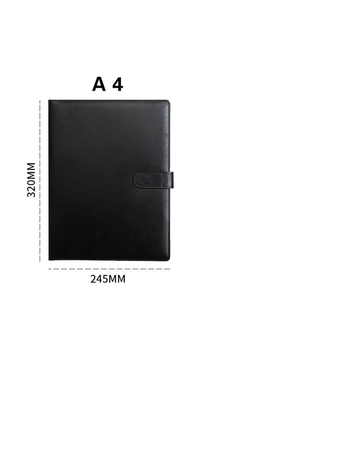 Faux Leather Portfolio Folder Binder A4 Letter Size Notepad