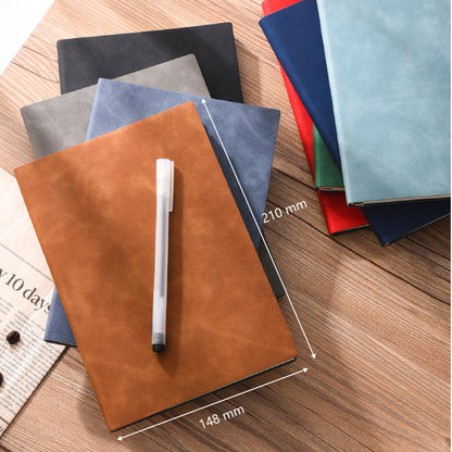 A5 Soft Leatherette Bound Journal Writing Notebook Executive Notebook Meeting Journal