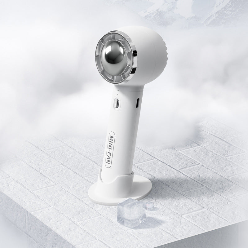 Portable Fan Small Handheld Fan For Outdoor Rechargeable Mini Fan Desk Fan With Phone Stand