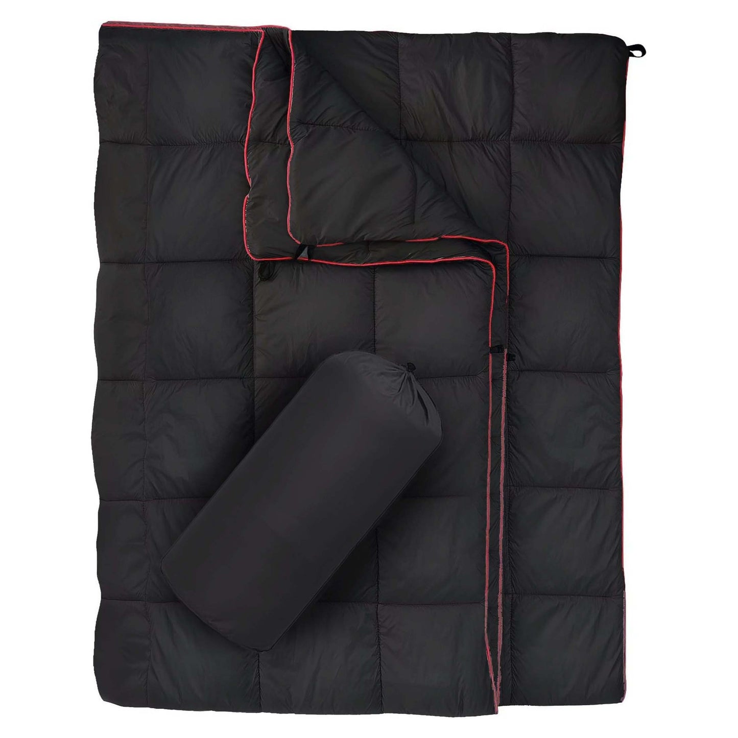 55 x 79" Down Puffy Blanket Camping Blanket Warm Outdoor Camping Quilt