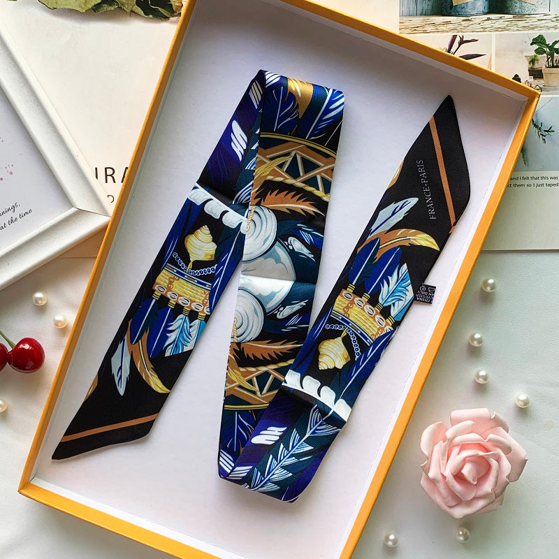35" x 2" Women's Purse Bag Scarf Handbag Handle Ribbon Scarf Head Scarf Hair Neck Scarves #1
