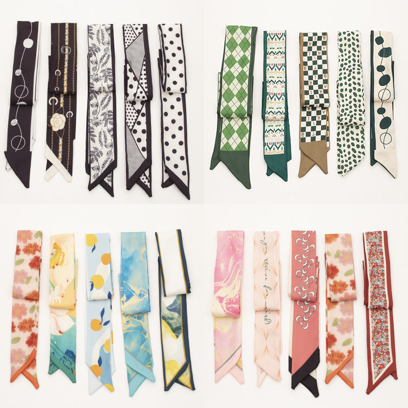 35" x 2" Full Custom Long Neckerchief Ribbon Scarf Hairband Handbag Wrap Scarf Neck Tie #3