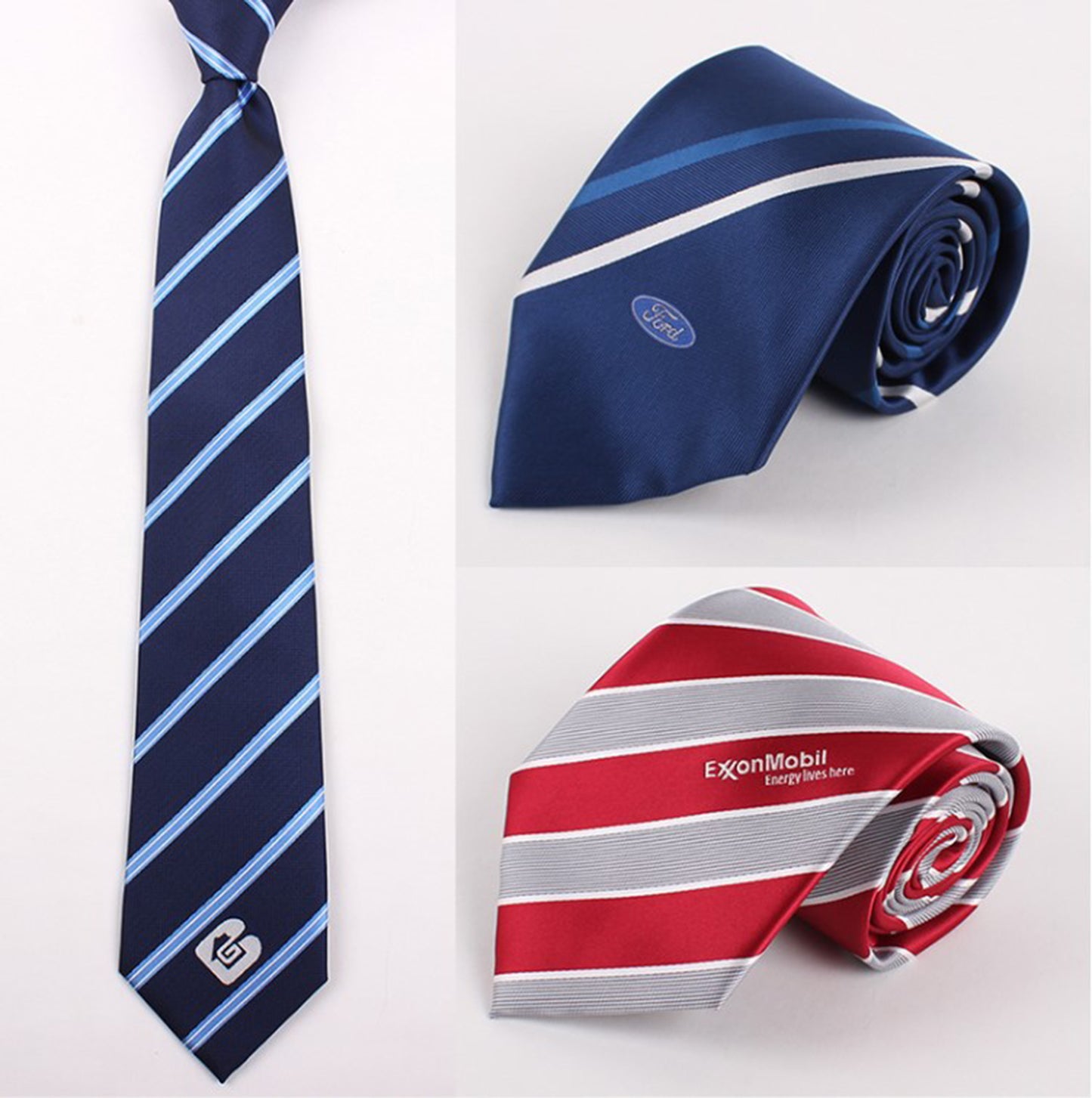 57.13" L x 2.96" W Custom Classic Men's 100% Silk Necktie Business Tie