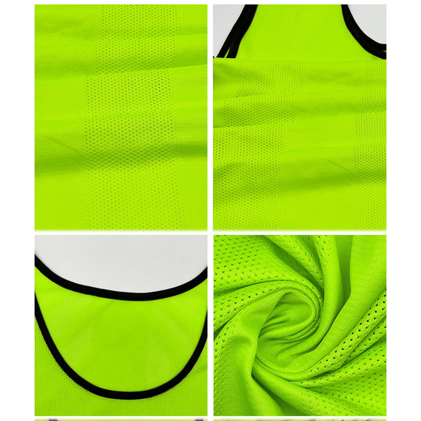 Mesh Stripe Basketball Jersey Team Practice Vests for Youth Kids