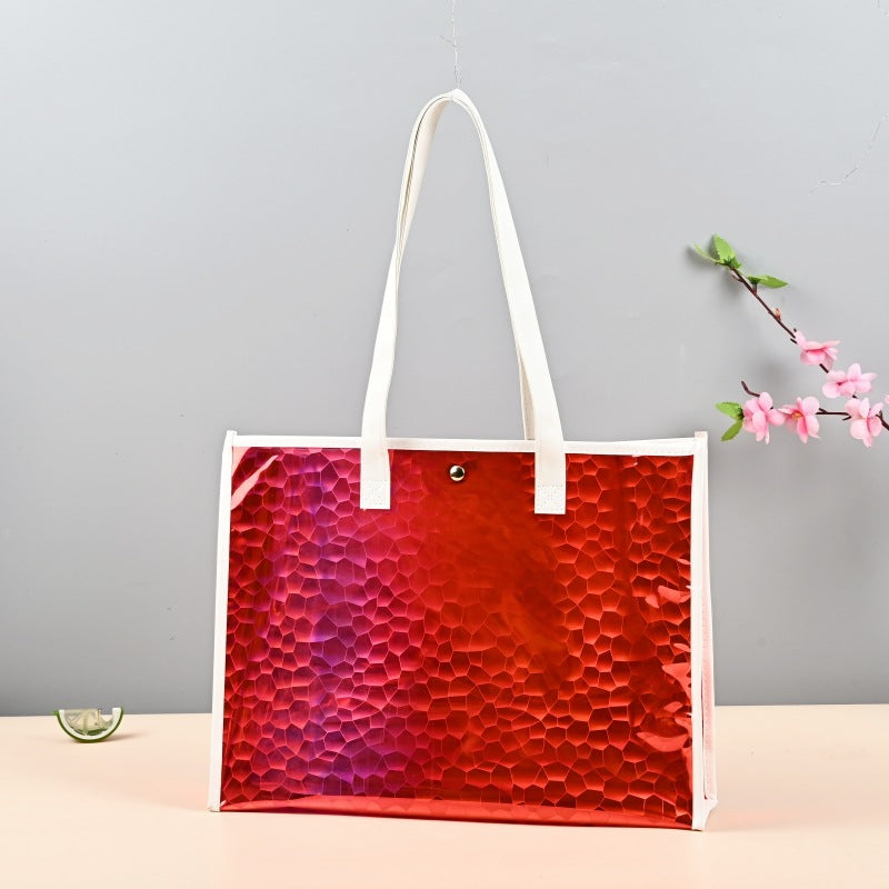 Fish Scale Texture-Dark Red