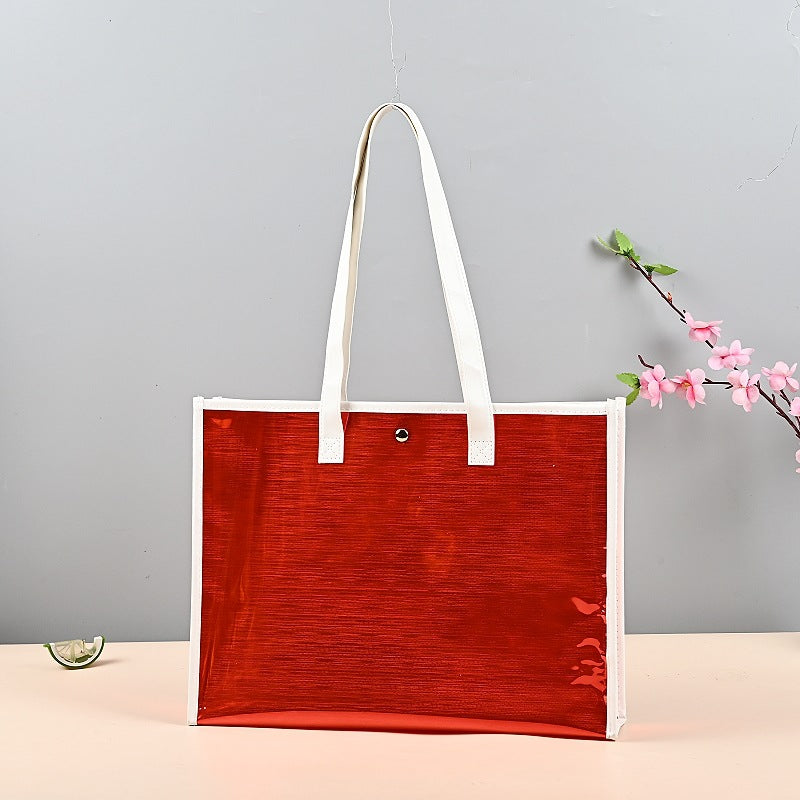 Line Pattern-Dark Red