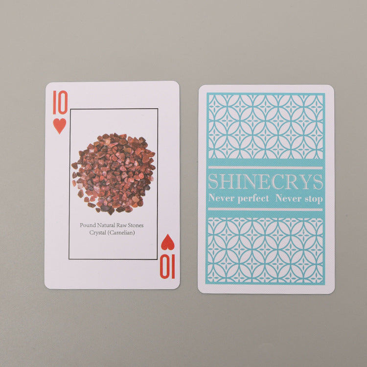 PVC Waterproof Custom Poker Playing Cards 0.28 mm Thickness