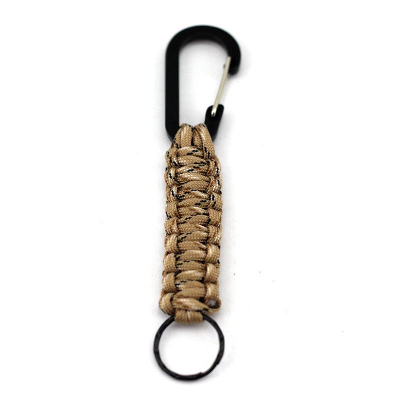 Paracord Carabiner Keychain Key Ring