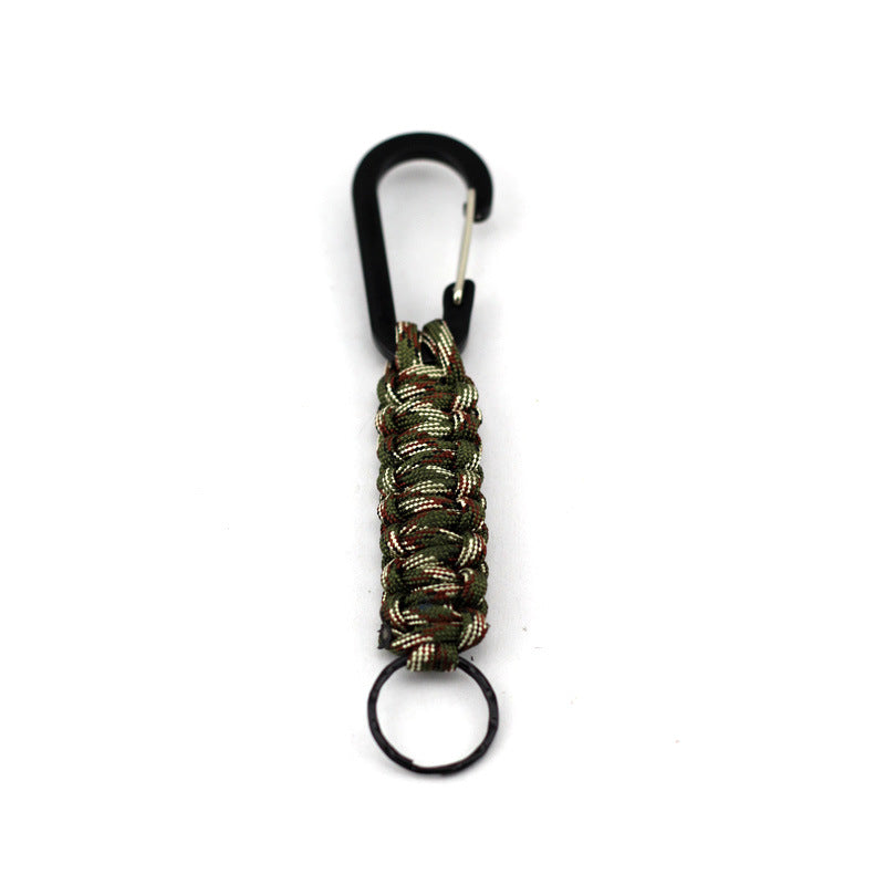 Paracord Carabiner Keychain Key Ring