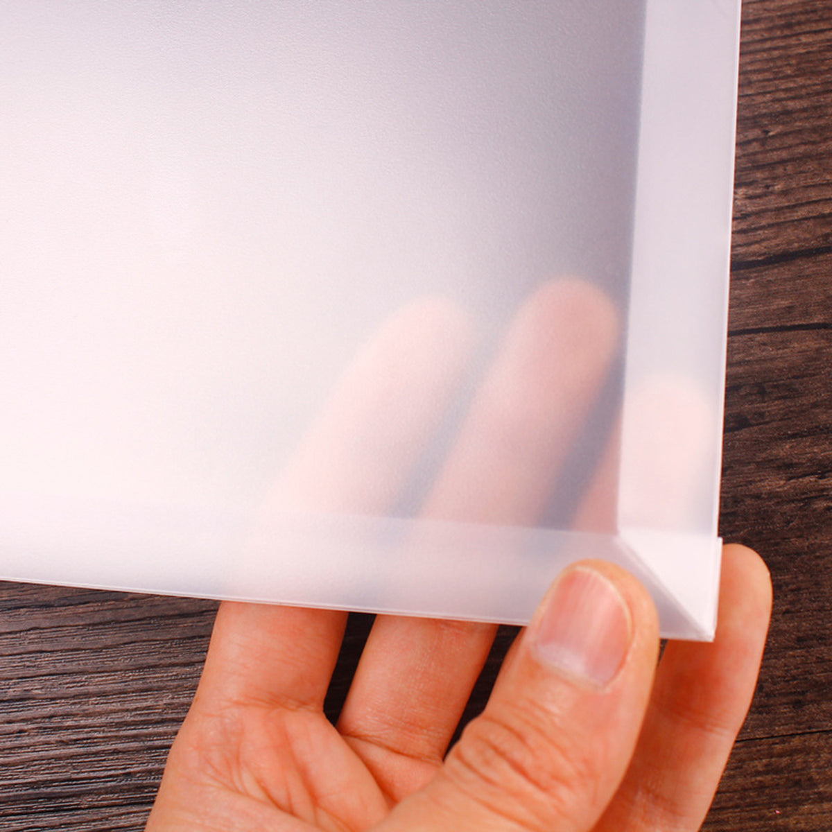 Clear Zip Plastic Envelopes A4 Zipper Document Folder Letter File Folders Expanding Envelope (Label)