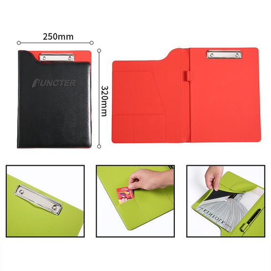 Padfolio Clipboard PU Leather Clipboard Folder for Legal Pad