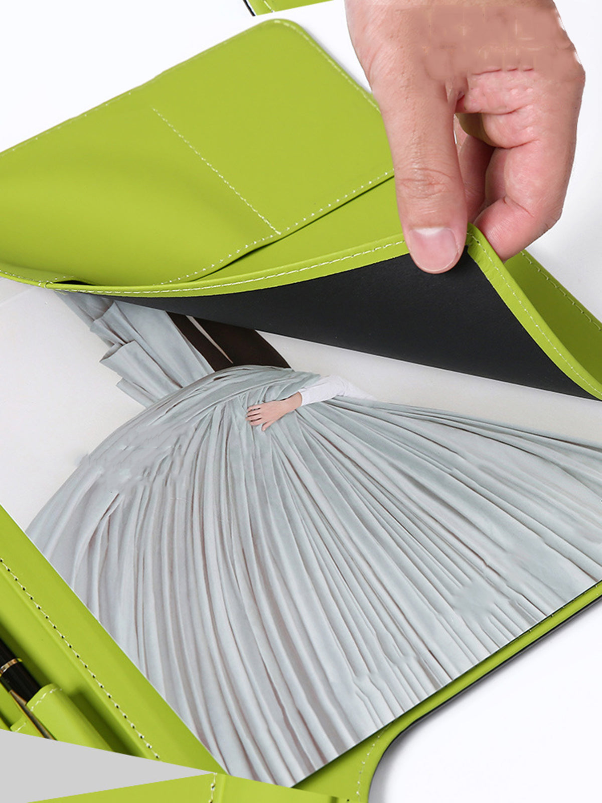 Padfolio Clipboard PU Leather Clipboard Folder for Legal Pad